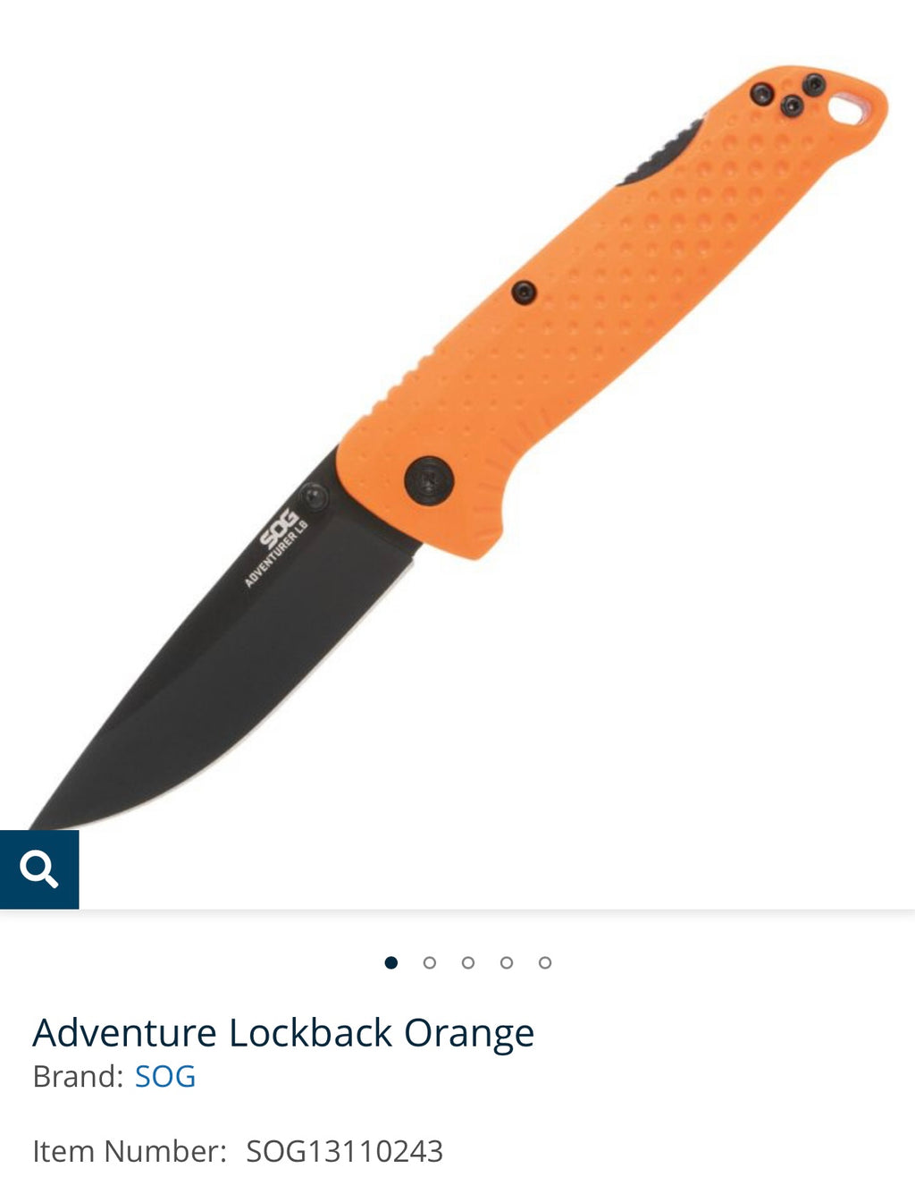 Adventure Lockback Orange