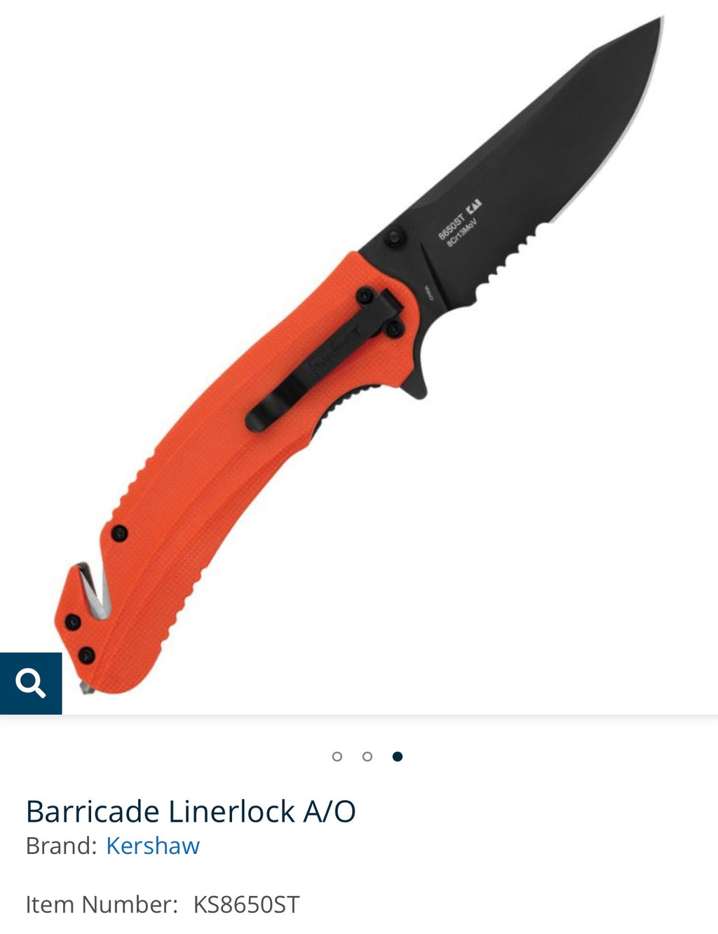 Barricade Linerlock A/O